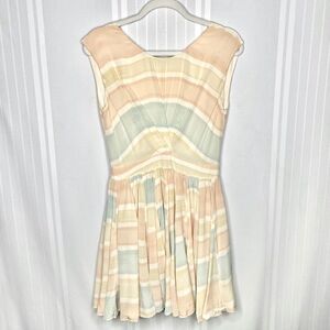 Anthropologie Paper Crown Watercolor Mirage Dress